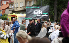 Protest over the odour in Ełk. Dialogue between the mayor and the residents