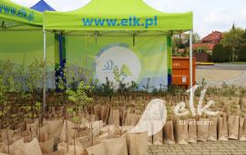 Green Ełk. Social campaign "You give away rubbish – you get a tree"