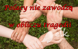 Poles do not disappoint in the face of tragedy
