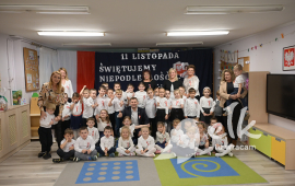 Uroczystość Dnia Niepodległości w Miejskim Przedszkolu Perełka