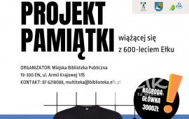 Competition for the design of a souvenir on the occasion of the 600th anniversary of Ełk