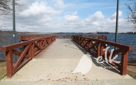 Renovation of the pier on Lake Ełckie