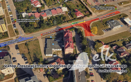 Zmiana organizacji ruchu na ul. Sikorskiego