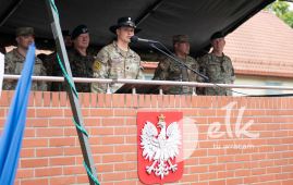 Ceremonia przekazania dowodzenia NATO Forward Land Forces Battle Group Poland