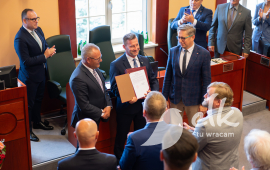 Prezydent Ełku i Przewodniczący Rady Miasta na XVII sesji Sejmiku Województwa Warmińsko-Mazurskiego