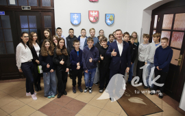 Uczniowie SP7 na lekcji obywatelskiej