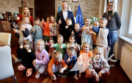 Motylki odwiedziły Urząd Miasta