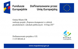 Poprawa dostępności w 2 ełckich przedszkolach i 5 szkołach publicznych Miasta Ełk