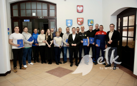 Wręczenie dotacji z zakresu rozwoju sportu w Ełku