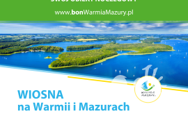 Bon Turystyczny wraca wiosną na Warmię i Mazury