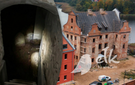 Odnalezione wejście do tunelu pod Jeziorem Ełckim