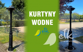 Ochłoda w upalne dni. Kurtyny wodne już działają