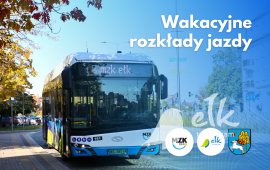 Wakacyjne rozkłady jazdy Ełckiej Komunikacji Miejskiej