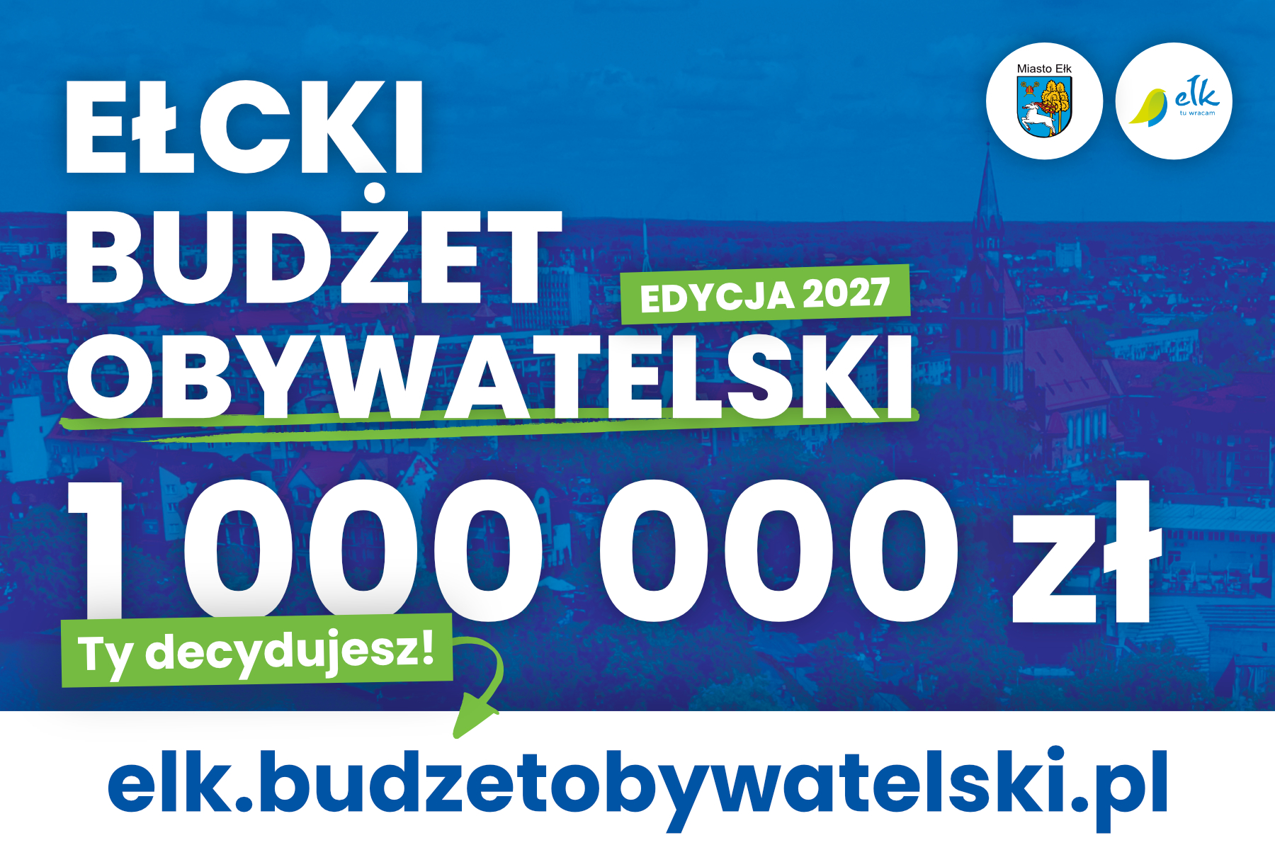Ełko pilietinis biudžetas 2027. Pateikite savo projektą!