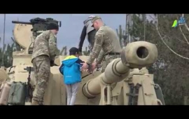 Wojska NATO zaprezentowały się w Ełku 10-04-2019r.
